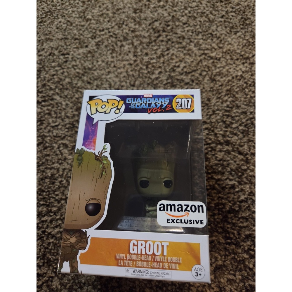 Funko Pop! Marvel: Guardians Of The Galaxy Vol.2 - Groot #207 (Amazon Exclusive)